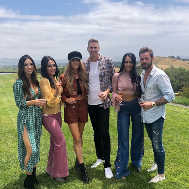 Brie Bella, Nikki Bella, Artem Chigvintsev